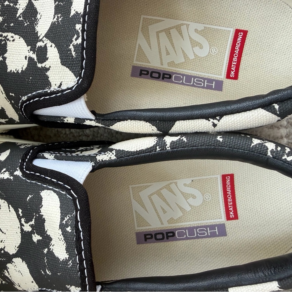 Vans Skate Slip-On Skull Pile Shoes. Men’s size 5.5. (Women’s size 7). - Picture 5 of 12